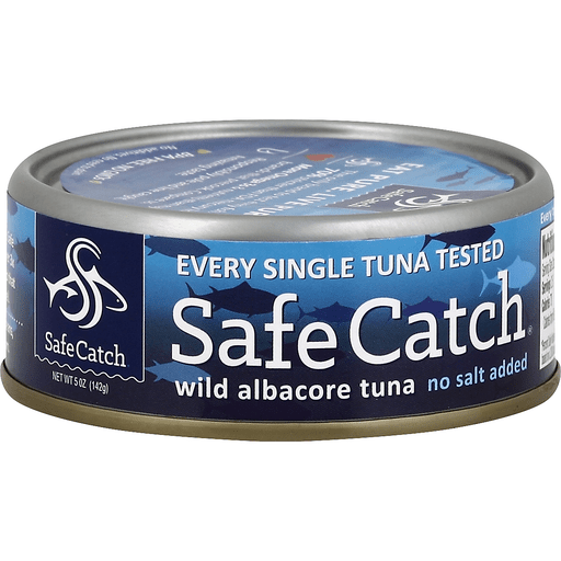 slide 1 of 1, Safe Catch Wild Albacore Tuna - No Salt Added, 5 oz