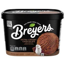 Breyer''s Breyers Frozen Dairy Dessert Extra Creamy Chocolate, 48 oz