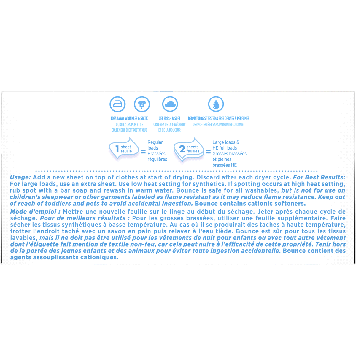 slide 7 of 16, Bounce Free & Gentle Dryer Sheets, 160 count, Unscented, Gentle on skin, Hypoallergenic Fabric Softener Sheets, Reduces Static, Softens and Fights Wrinkles, 160 ct