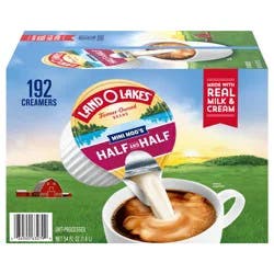 Land O'Lakes Mini Moo’s Half And Half Creamer Singles, 192 Count