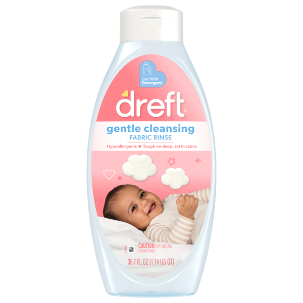 slide 1 of 1, Dreft Gentle Cleansing Hypoallergenic Fabric Rinse, 48 oz