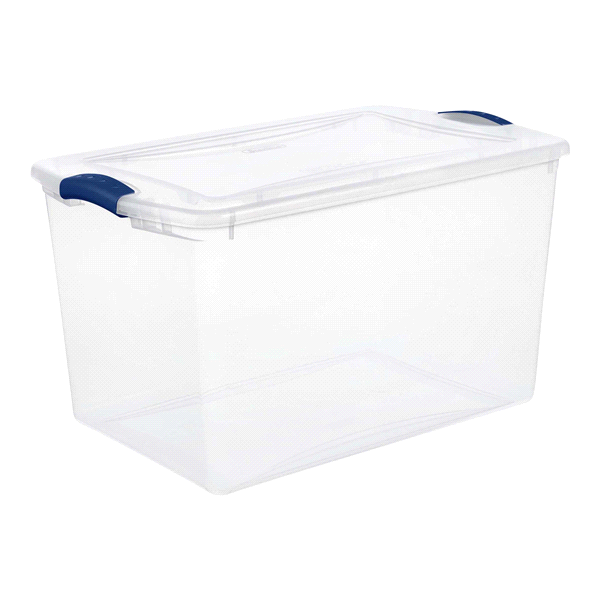 Sterilite Latch Box Stadium Blue 66 qt | Shipt