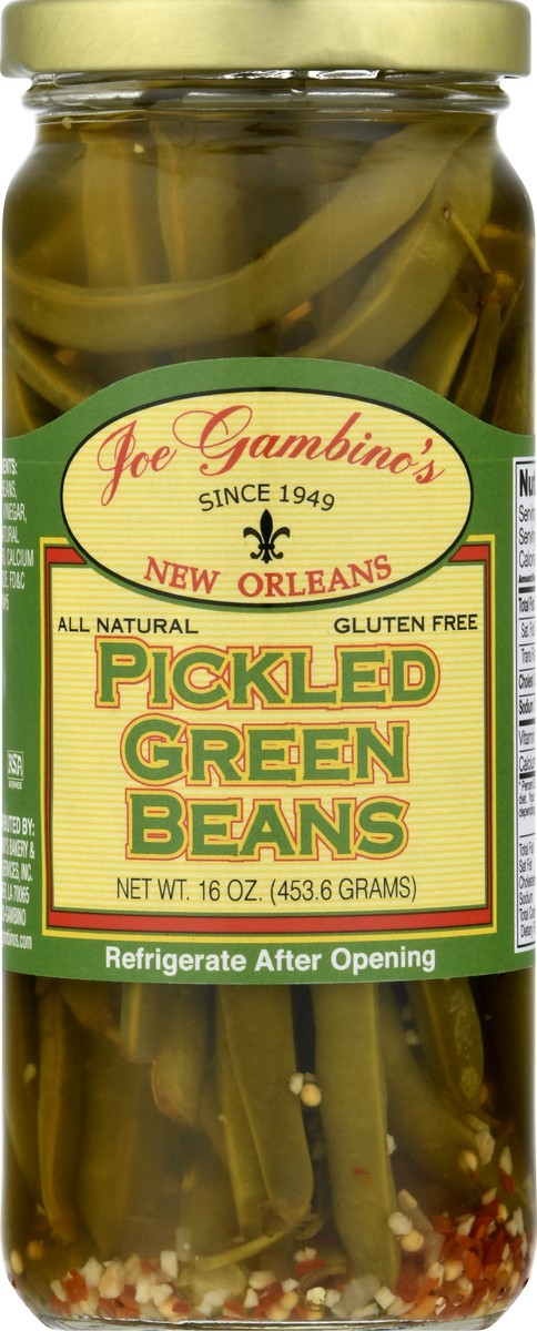 slide 4 of 13, Joe Gambinos Pickled Green Beans 16 oz, 16 oz