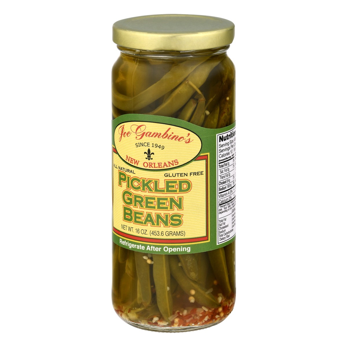 slide 6 of 13, Joe Gambinos Pickled Green Beans 16 oz, 16 oz