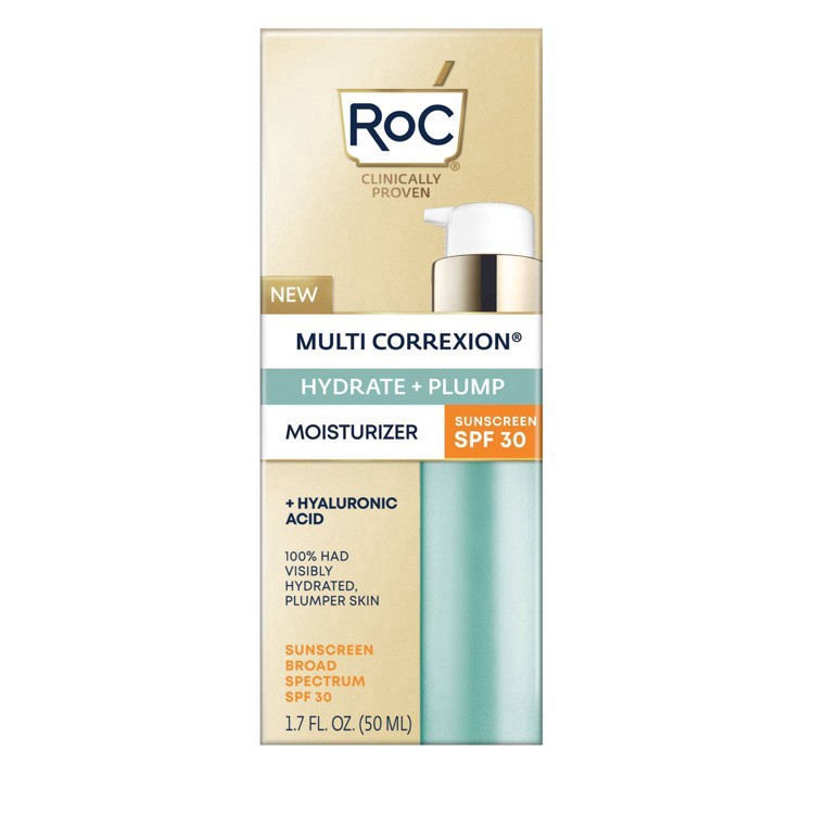 slide 25 of 91, RoC Hydration+ Sunscreen SPF 30 Moisturizer 1.7 fl oz, 1.7 fl oz