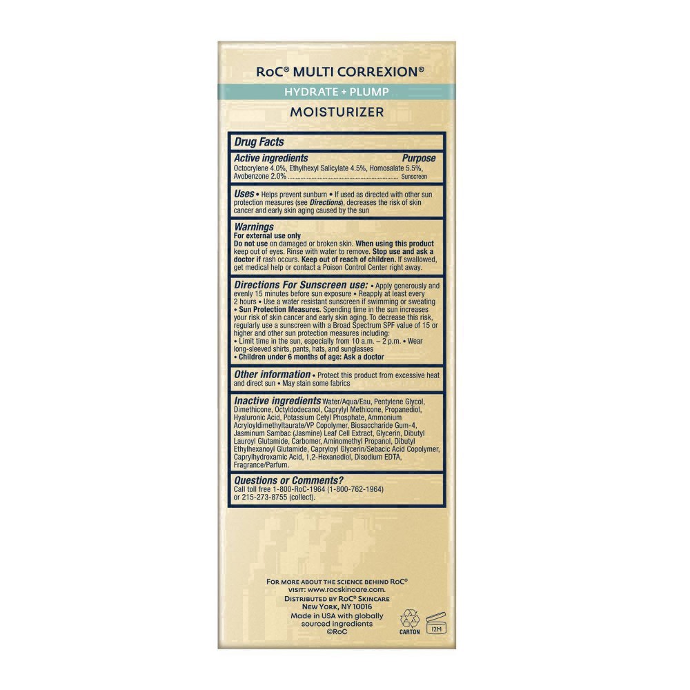 slide 65 of 91, RoC Hydration+ Sunscreen SPF 30 Moisturizer 1.7 fl oz, 1.7 fl oz