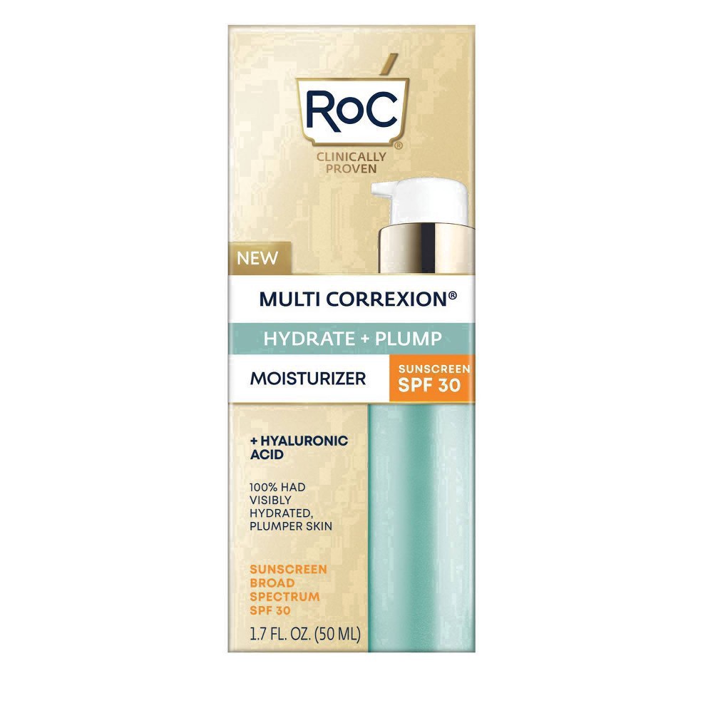 slide 20 of 91, RoC Hydration+ Sunscreen SPF 30 Moisturizer 1.7 fl oz, 1.7 fl oz