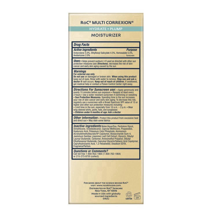 slide 85 of 91, RoC Hydration+ Sunscreen SPF 30 Moisturizer 1.7 fl oz, 1.7 fl oz
