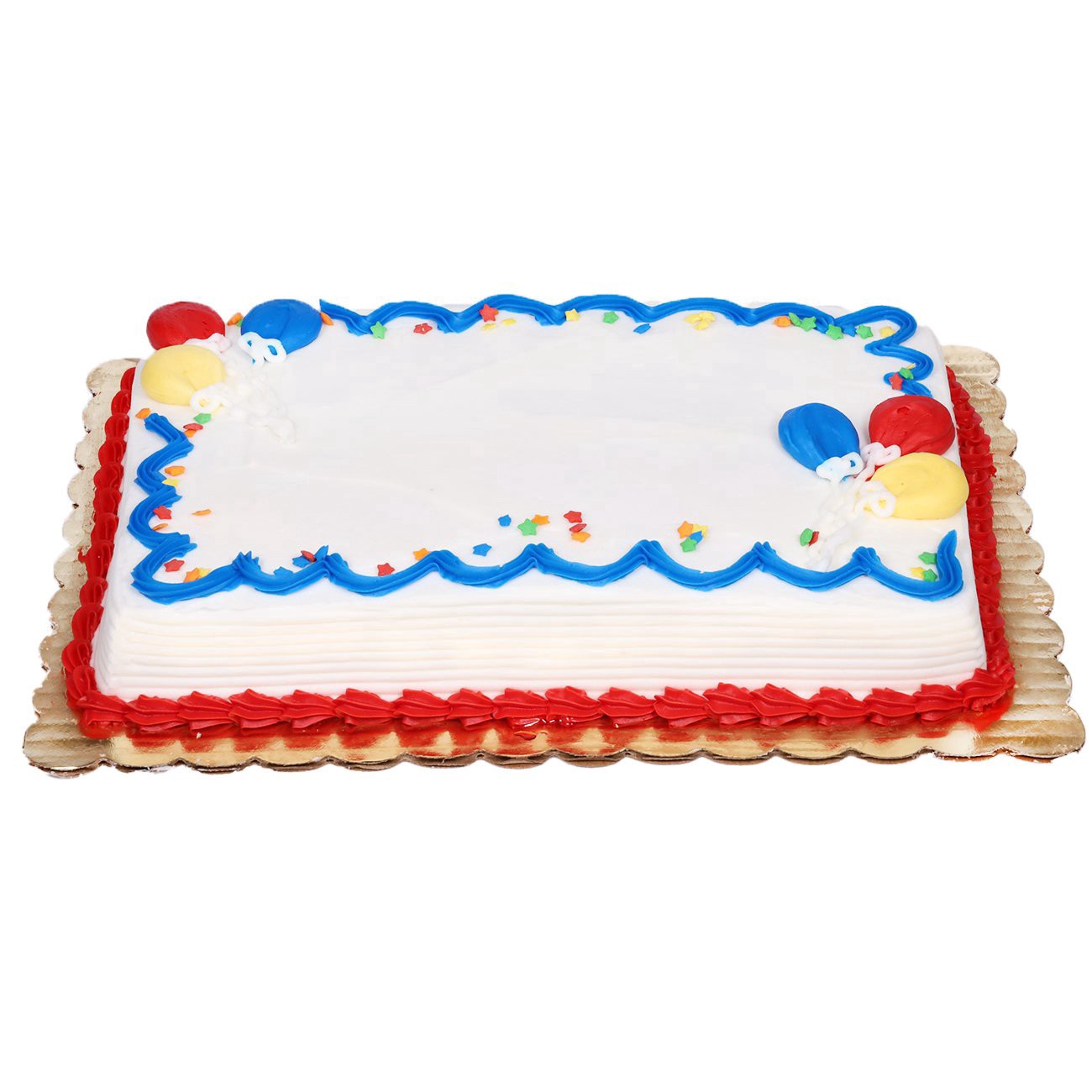 slide 1 of 1, Baker Maid Balloon Celebration Buttercream Chocolate Cake, 1 ct