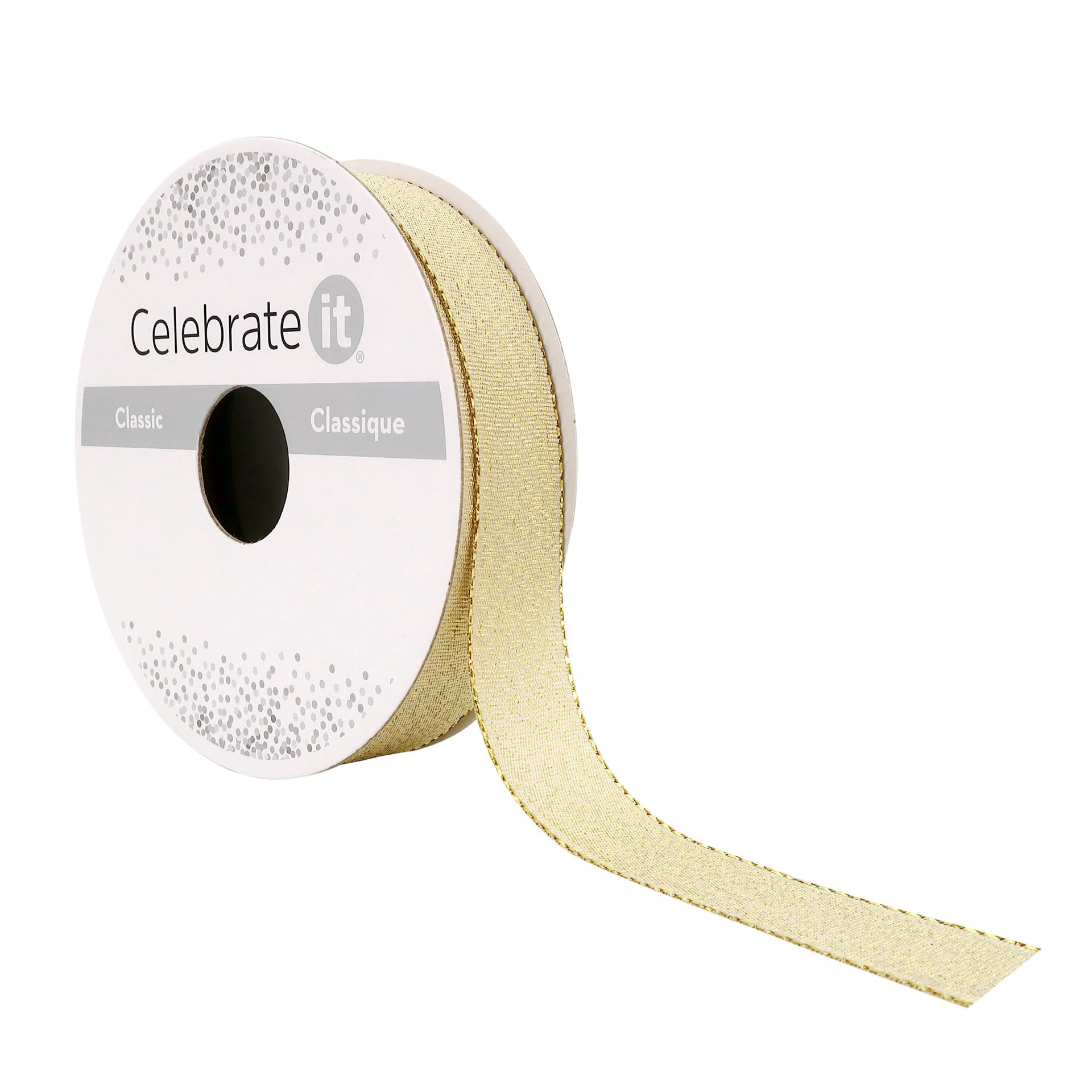 slide 3 of 4, 5/8" X 7yd. Shimmer Ribbon By Celebrate It, 5/8 in x 7 yd