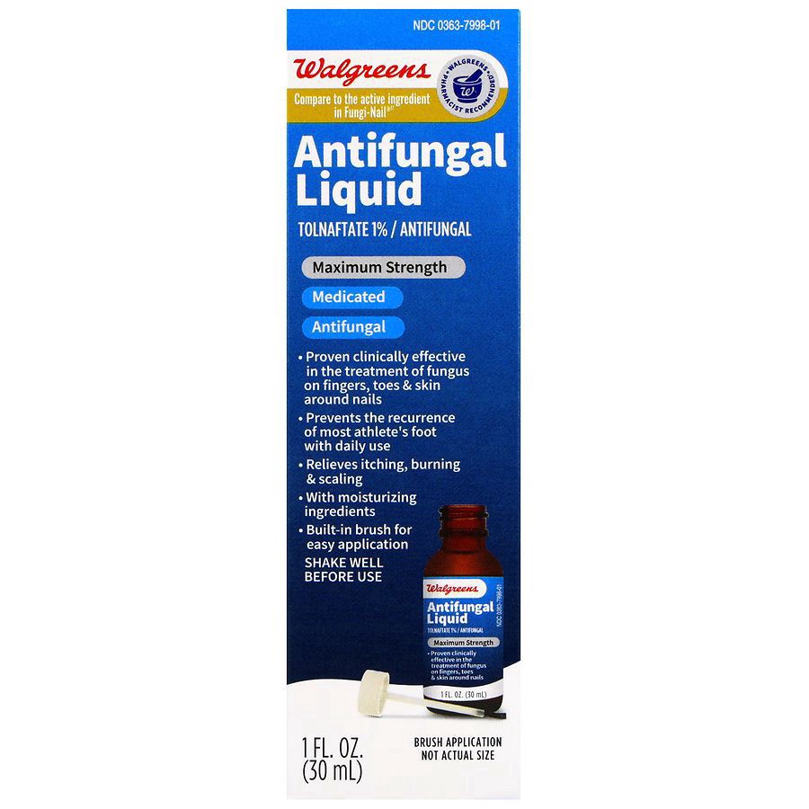 slide 1 of 5, Walgreens Antifungal Liquid, 1 fl oz
