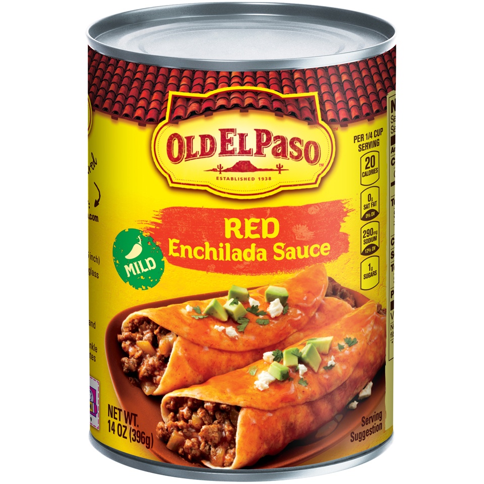 slide 1 of 1, Old El Paso Mild Enchilada Sauce, 14 oz