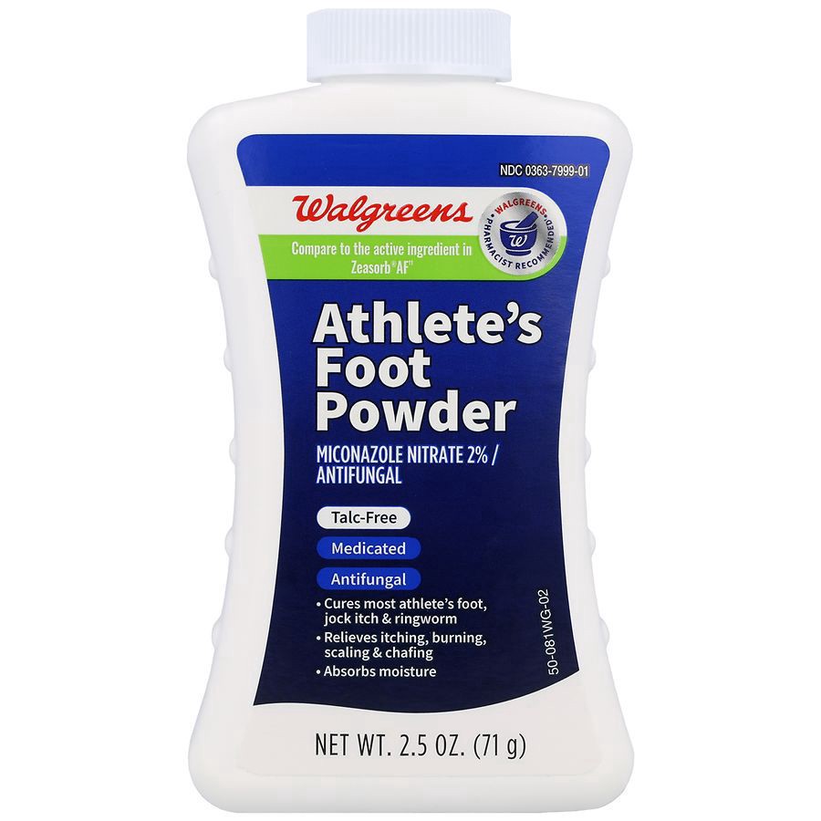slide 1 of 5, Walgreens Athlete's Foot Powder, 2.5 oz