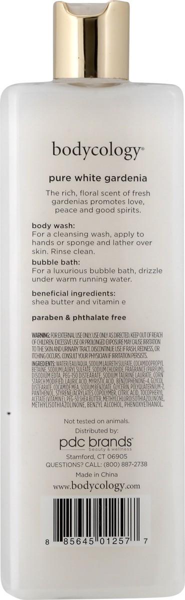 slide 8 of 12, Bodycology Body Wash Gardenia, 16 oz