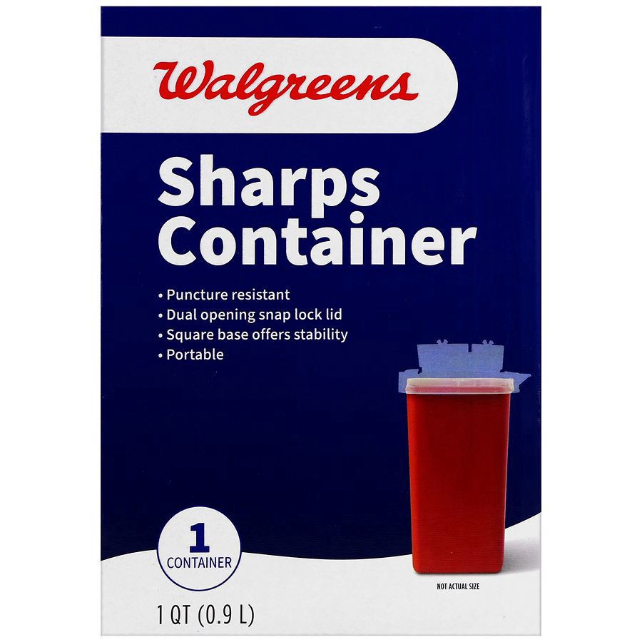 slide 1 of 4, Walgreens Sharp Containers, 1 ct