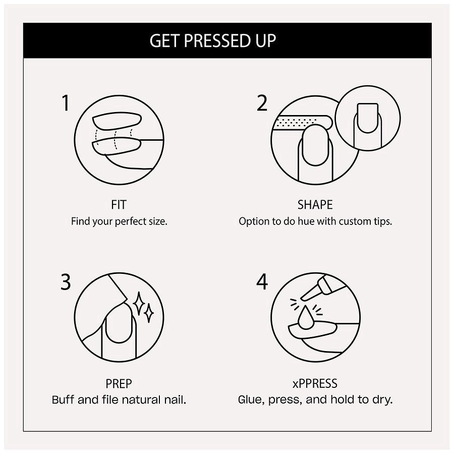 slide 3 of 5, OPI On Point Press On Nail Set - Bow-Jour!, 1 ct