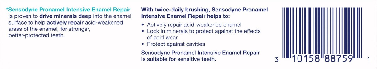 slide 5 of 10, Sensodyne Pronamel Intensive Enamel Repair Toothpaste for Sensitive Teeth, Clean Mint - 0.8 Ounces, 0.8 oz