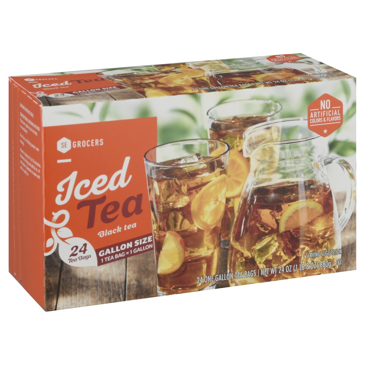 slide 5 of 9, SE Grocers Gallon Tea Bag - 24 ct, 24 ct