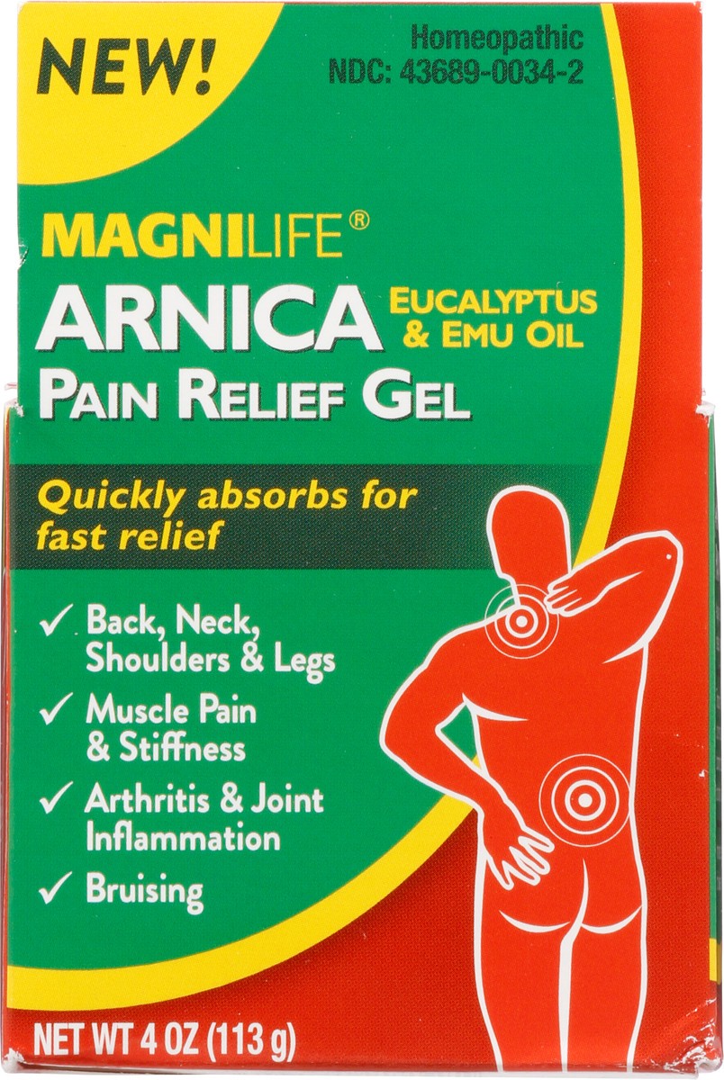 slide 13 of 13, MagniLife Arnica Pain Relief Gel 4 oz, 4 oz