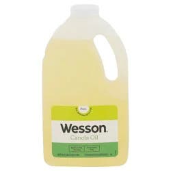 WESSON Pure Canola Oil, 0 g Trans Fat, Cholesterol Free, 64 oz.