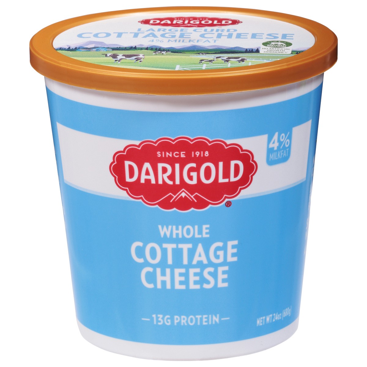 slide 10 of 13, Darigold 4% Milkfat Whole Large Curd Cottage Cheese 24 oz, 24 oz