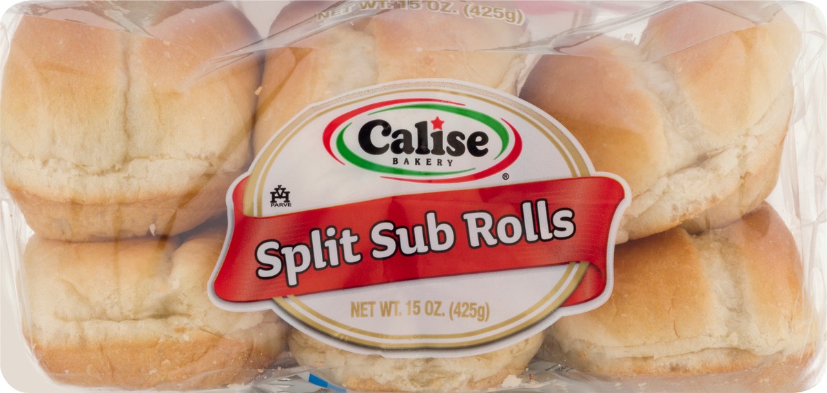 slide 11 of 12, Calise Bakery Split Sub Rolls 15 oz, 15 oz