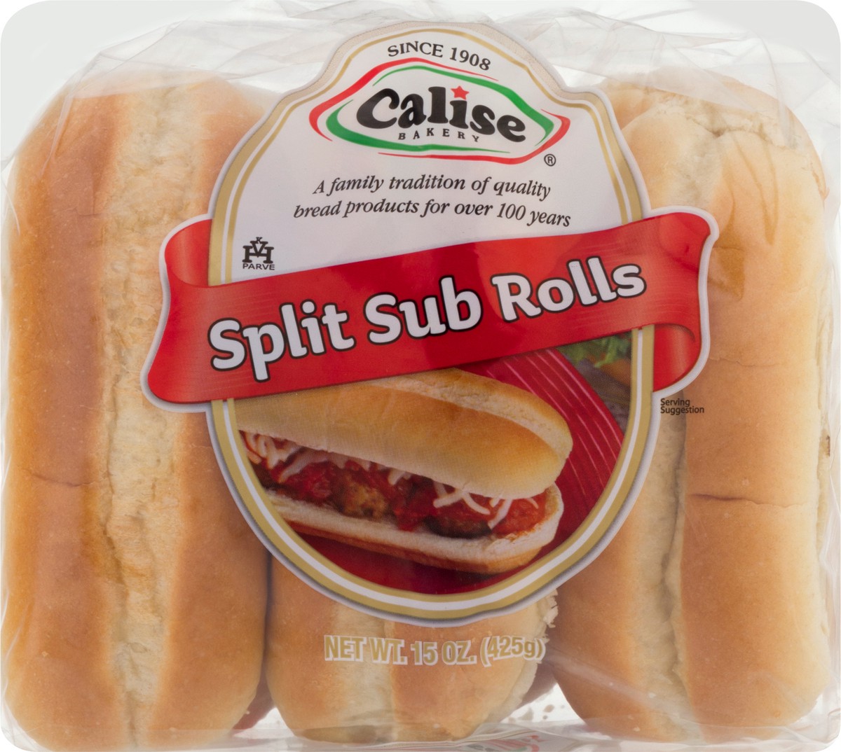 slide 6 of 12, Calise Bakery Split Sub Rolls 15 oz, 15 oz