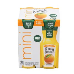 Simply Orange Pulp Free Juice Bottles- 32 fl oz