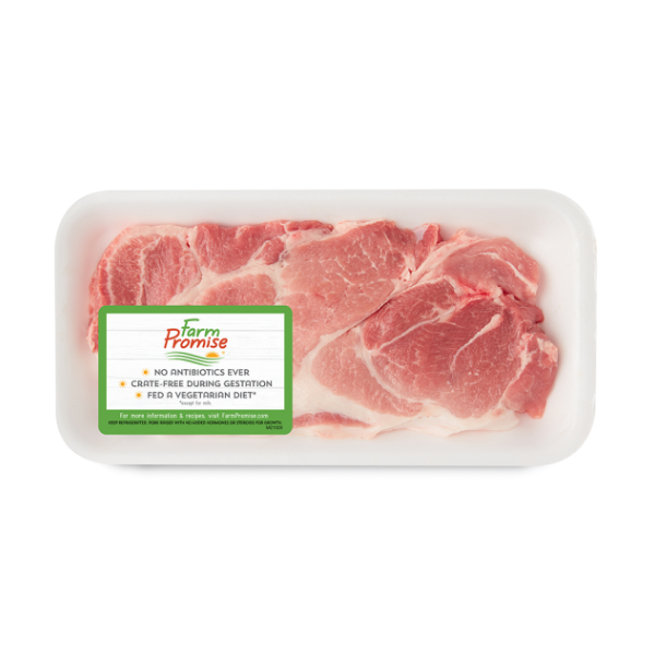 slide 1 of 1, Farm Promise Center Cut Boneless Pork Steak, per lb