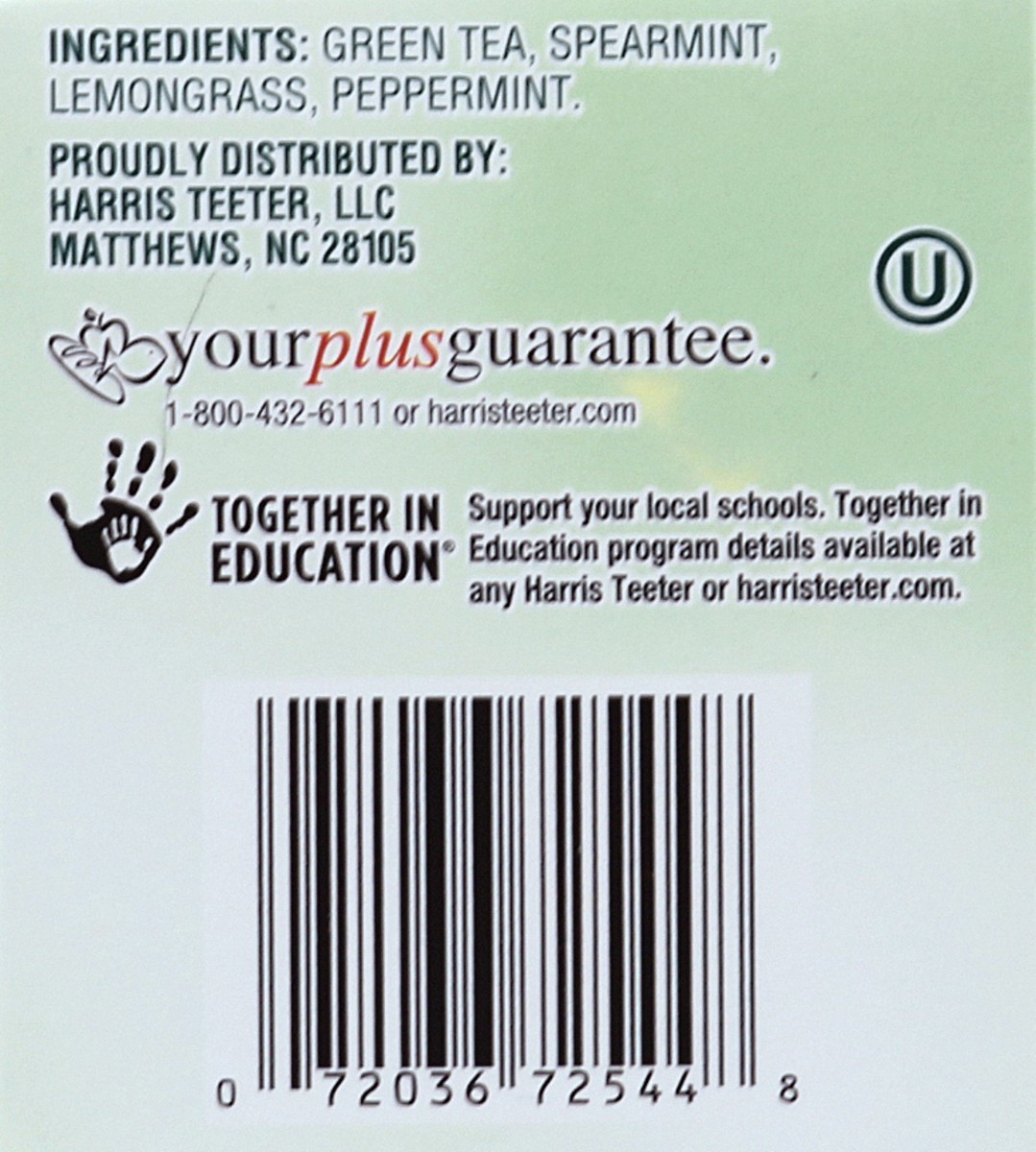 slide 6 of 6, Harris Teeter Mint Green Tea, 20 ct