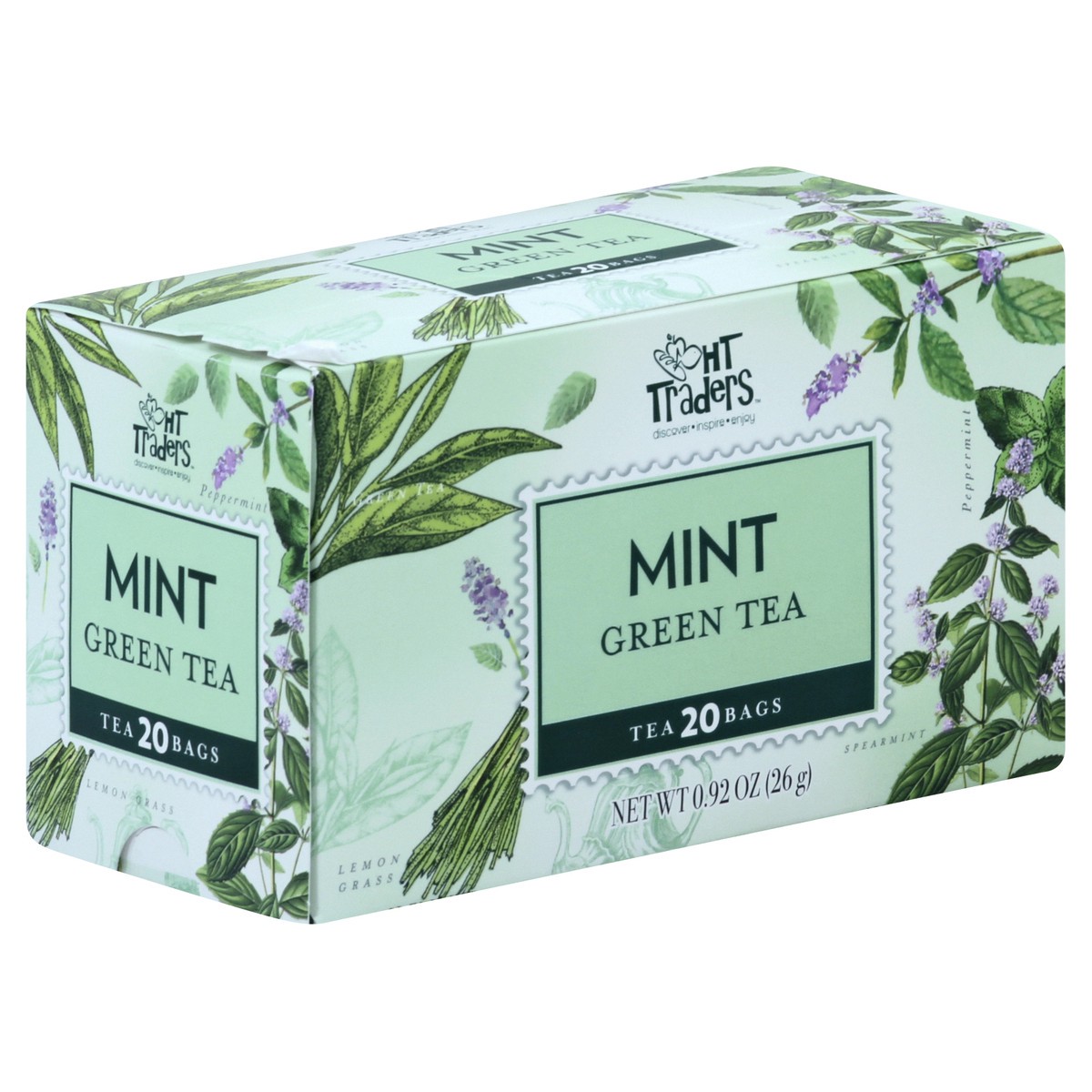 slide 4 of 6, Harris Teeter Mint Green Tea, 20 ct