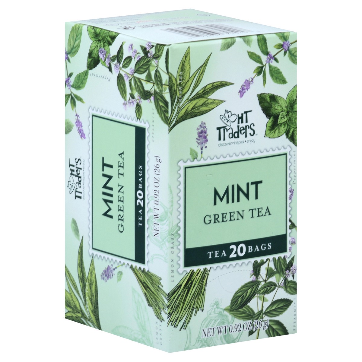 slide 3 of 6, Harris Teeter Mint Green Tea, 20 ct