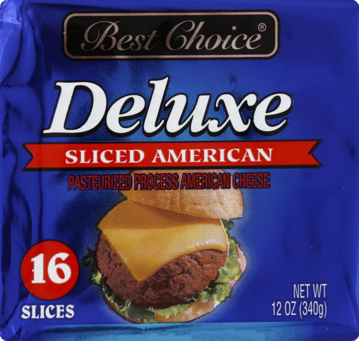 slide 4 of 5, Best Choice Deluxe American Singles, 12 oz