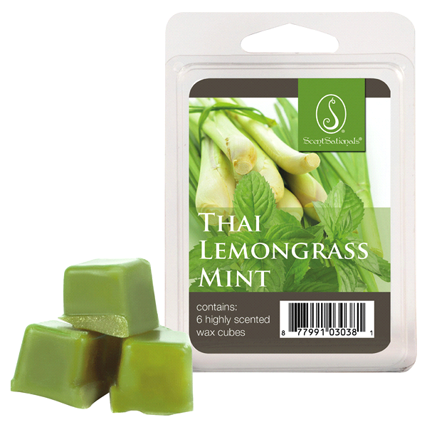 slide 1 of 1, ScentSationals Wax Cube Thai Lemongrass Mint, 2 oz