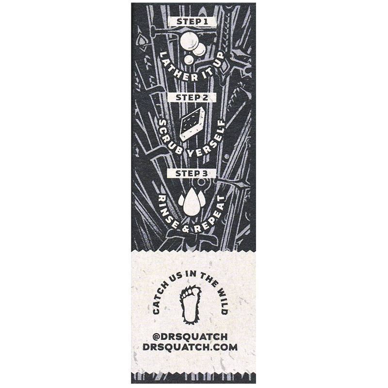 slide 6 of 7, DR. SQUATCH Men's All Natural Bar Soap - Thousand Sword Scrub - 5oz, 5 oz