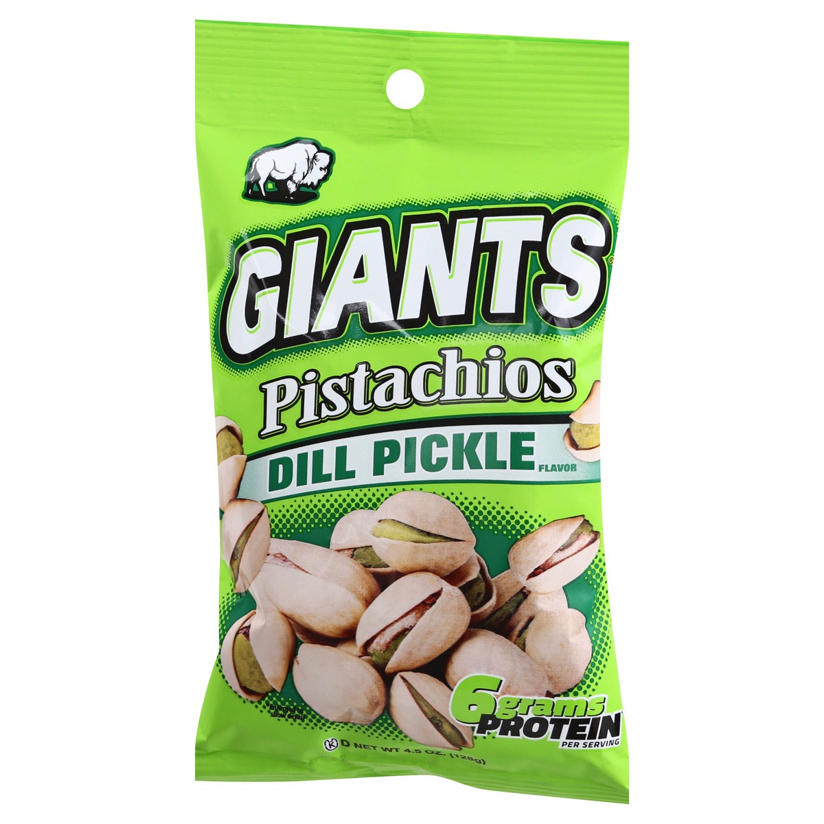 slide 2 of 13, GIANTS Giant Dill Pickle Pistachios, 4.5 oz
