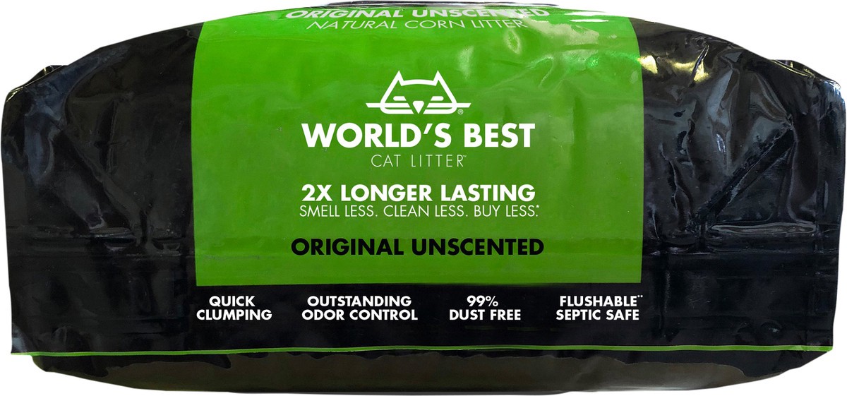 slide 5 of 6, World's Best Cat Litter World''s Best Cat Litter Original Unscented 28 LBS, 28 lb