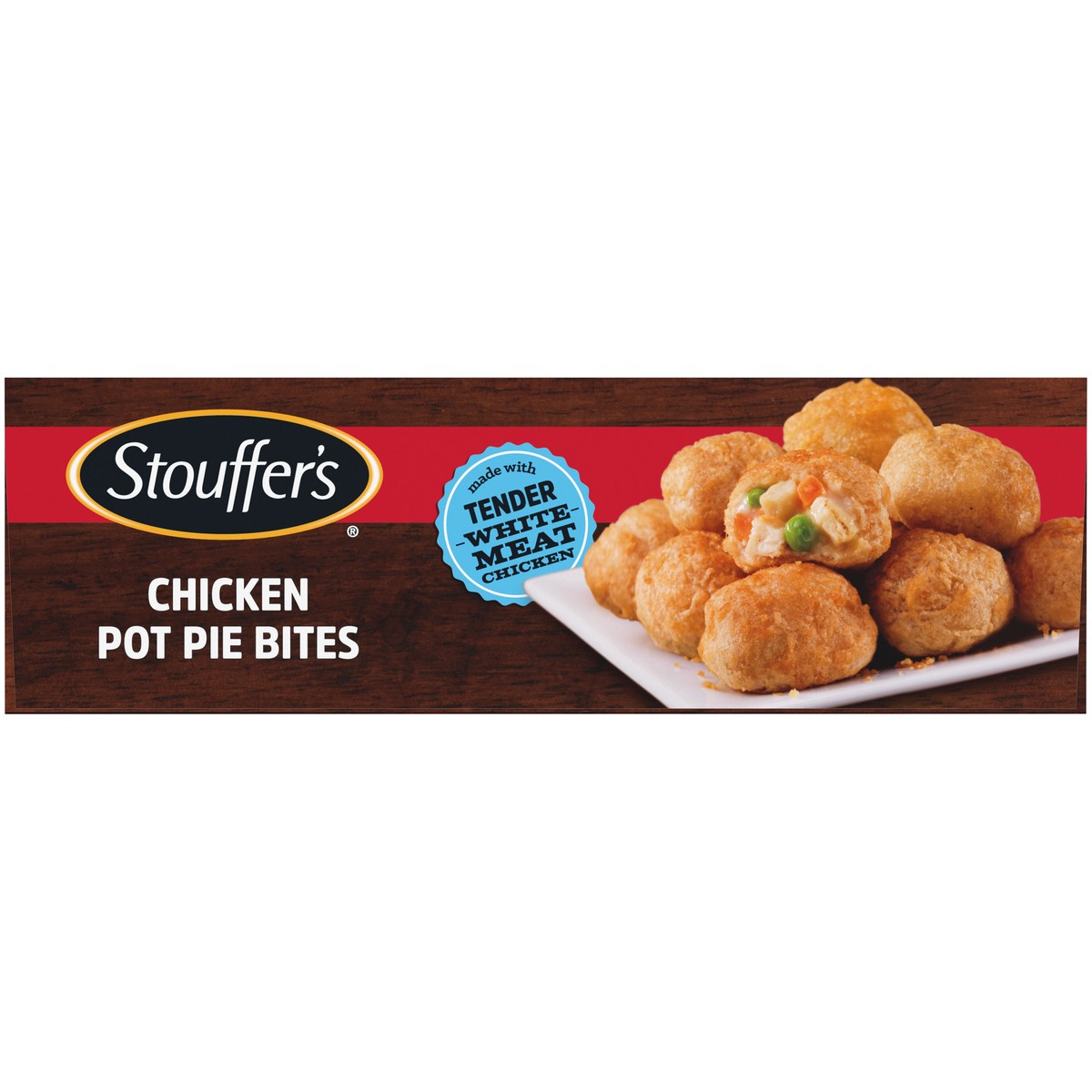 slide 8 of 9, Stouffer's Chicken Pot Pie Bites Frozen Appetizer, 12 oz