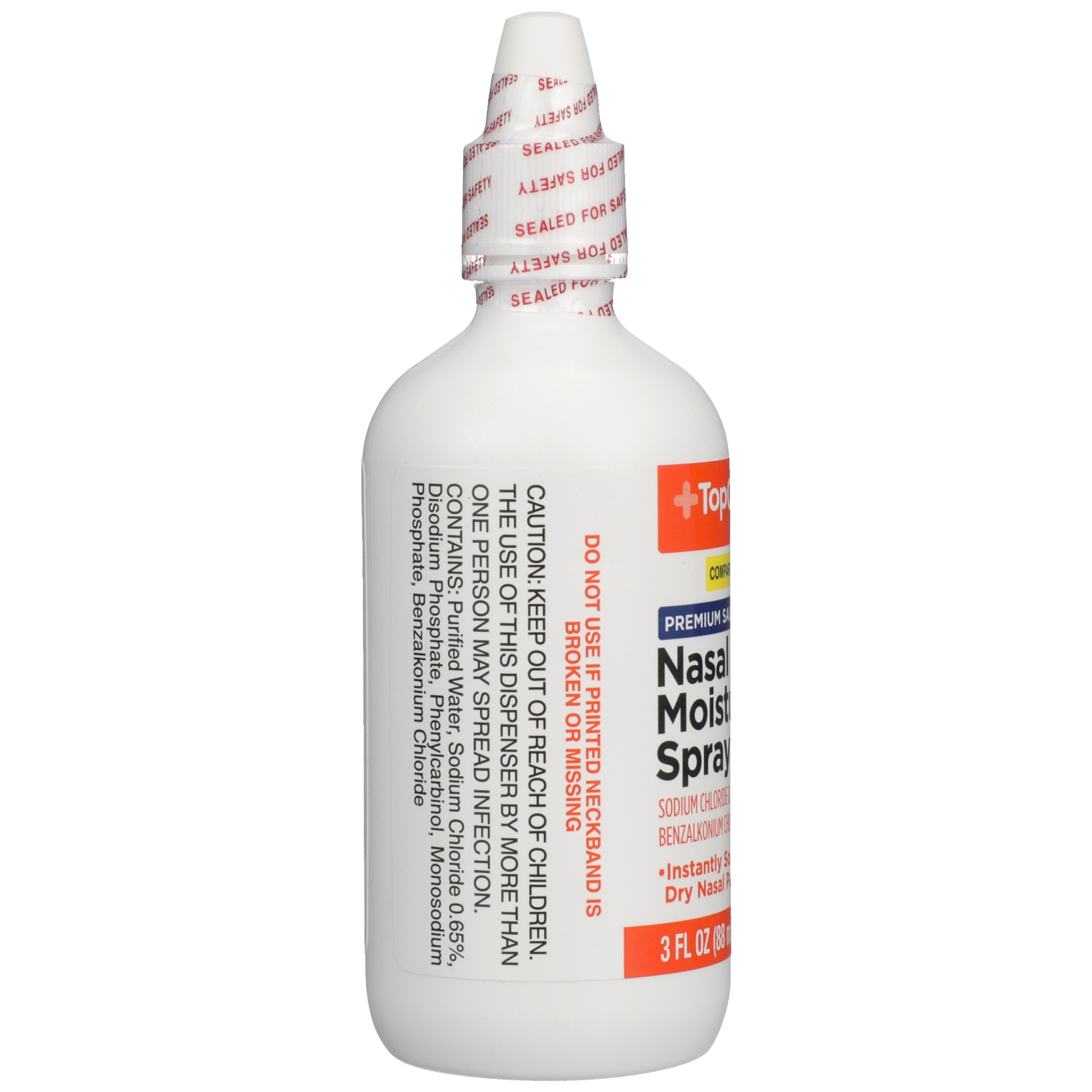 TopCare Nasal Moisturizing Spray Premium Saline 3 fl oz Shipt
