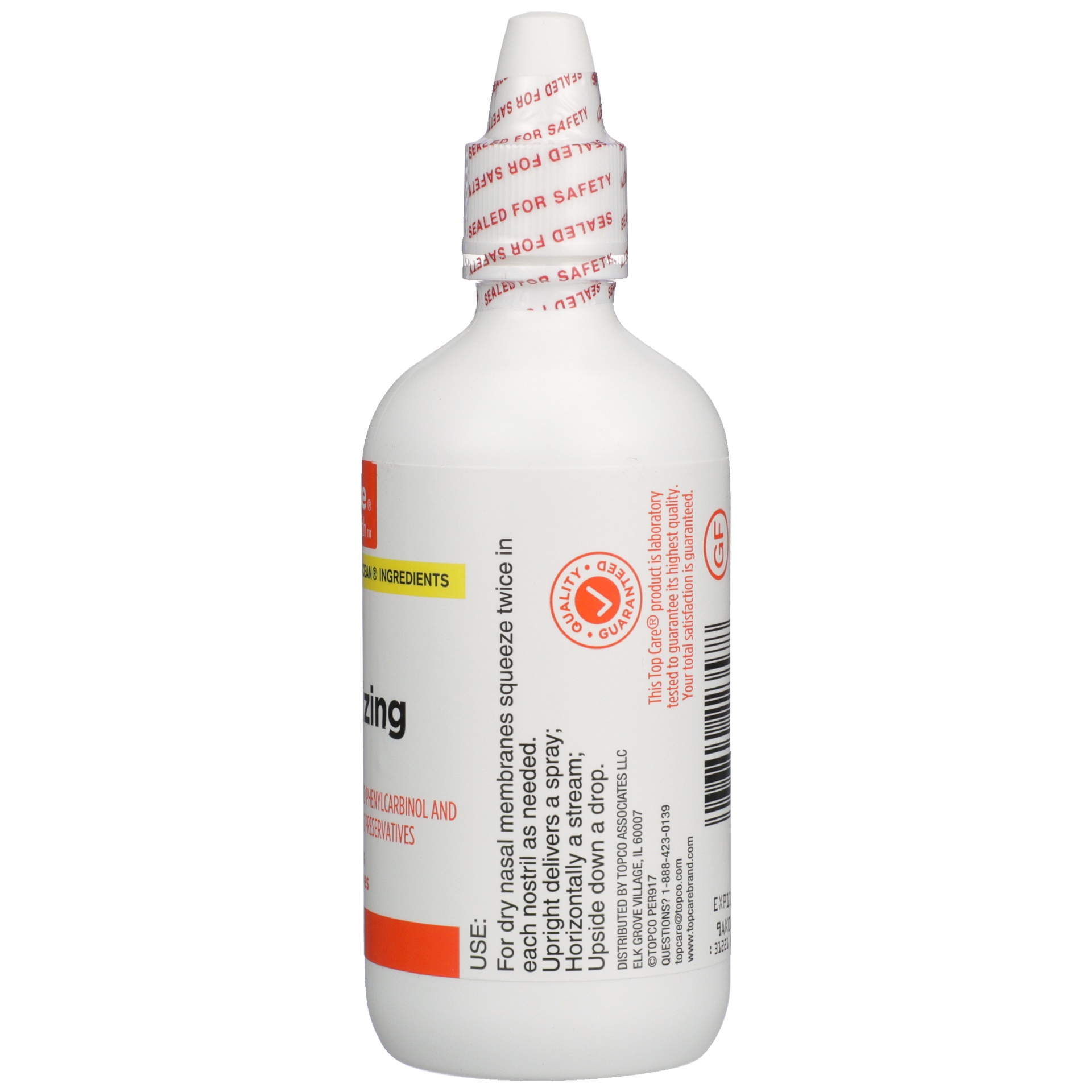 TopCare Nasal Moisturizing Spray Premium Saline 3 fl oz Shipt