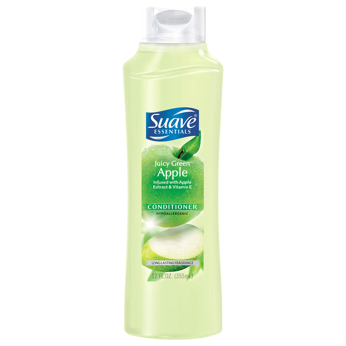 slide 2 of 3, Suave Essentials Juicy Green Apple Conditioner , 12 fl oz