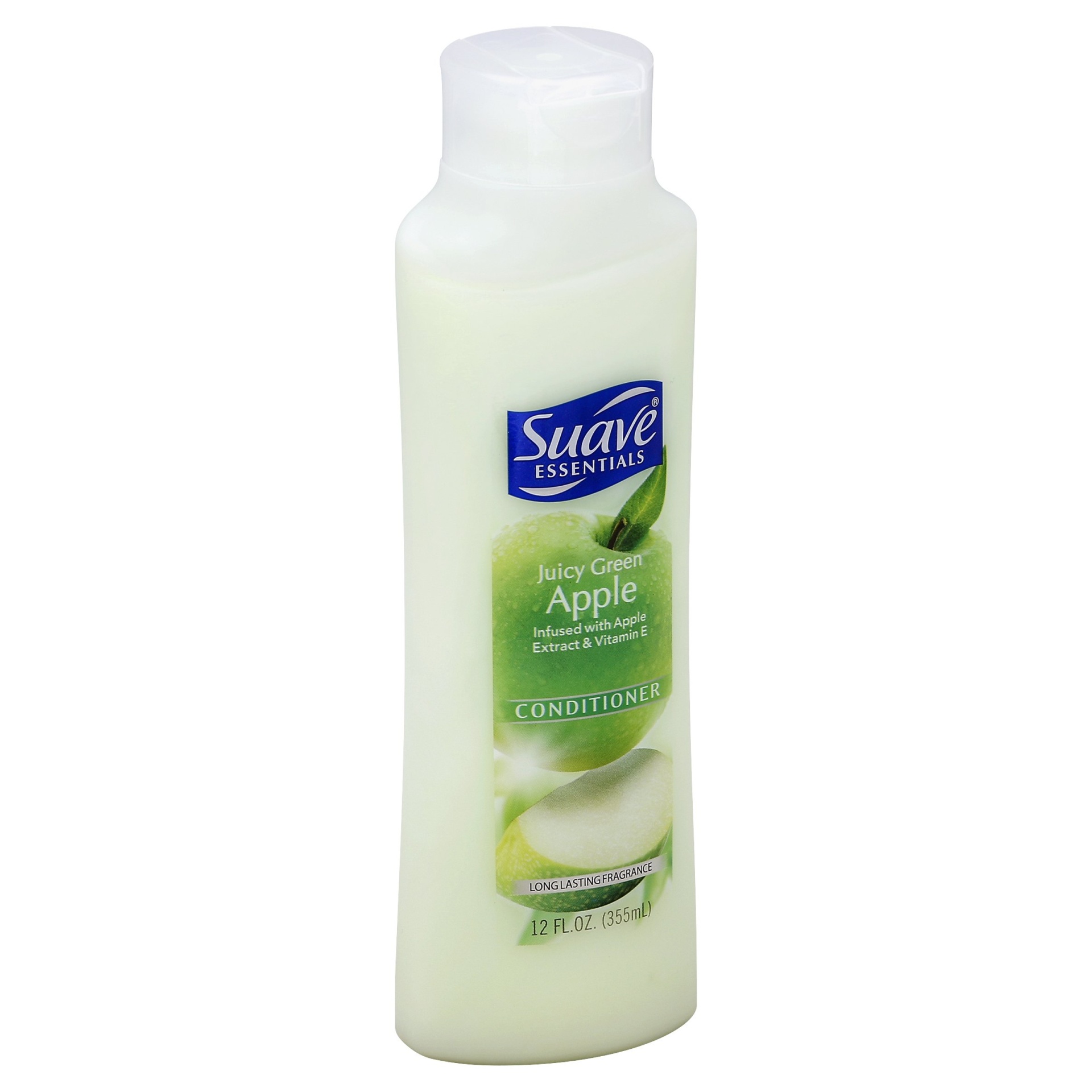 slide 1 of 3, Suave Essentials Juicy Green Apple Conditioner , 12 fl oz