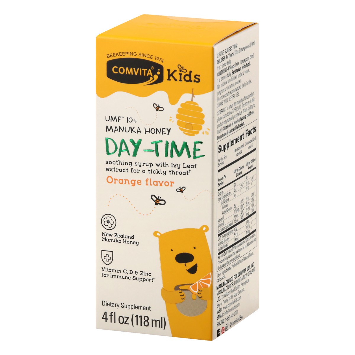slide 13 of 13, Comvita Kids Day-Time Orange Flavor Soothing Syrup 4 oz, 4 oz