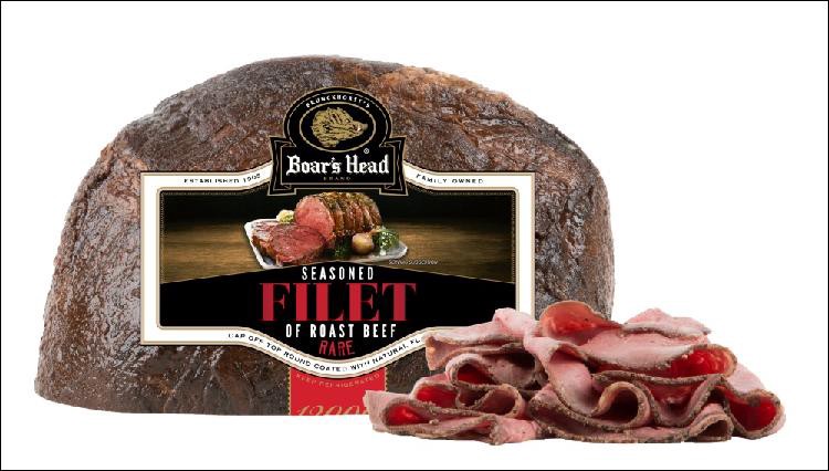 slide 1 of 1, Boar's Head B/H Roast Beef Rare, per lb