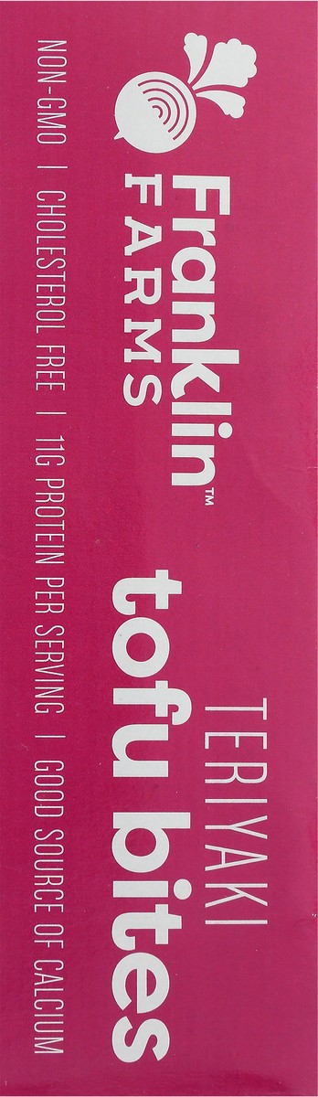 slide 10 of 11, Franklin Farms Teriyaki Tofu Bites, 8 oz