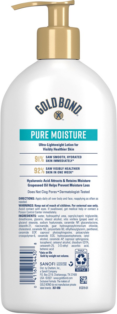 slide 4 of 5, Gold Bond Ultimate Pure Moisture Cream, 14 oz