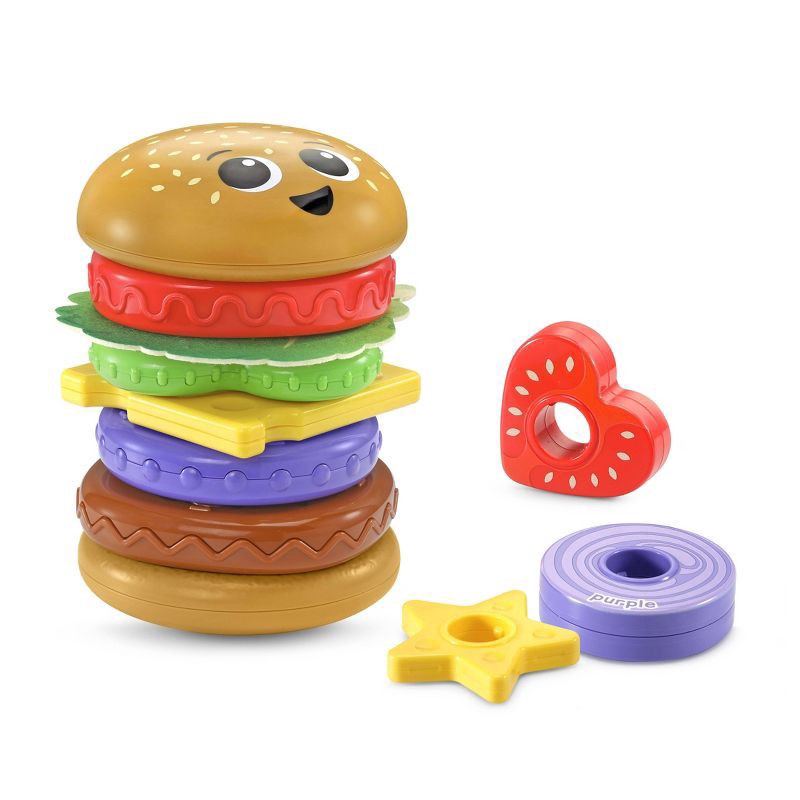 slide 1 of 5, LeapFrog Stacking Fun Hamburger, 1 ct