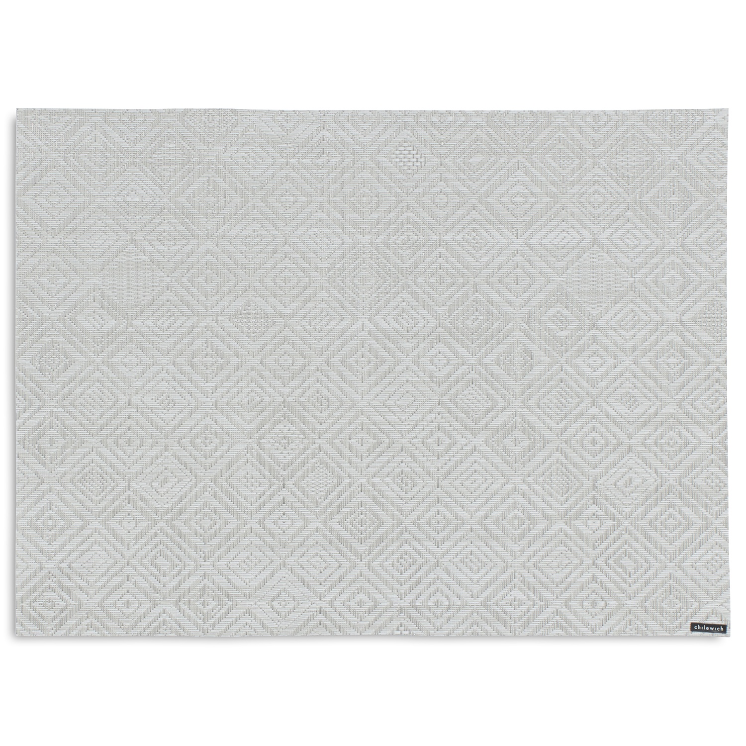 slide 1 of 1, Chilewich Mosaic Placemat, Gray, 19 in x 14 in