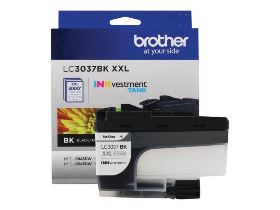 slide 2 of 5, Brother Inkvestment Lc3037Bks Extra-High-Yield Black Ink Cartridge, 1 ct