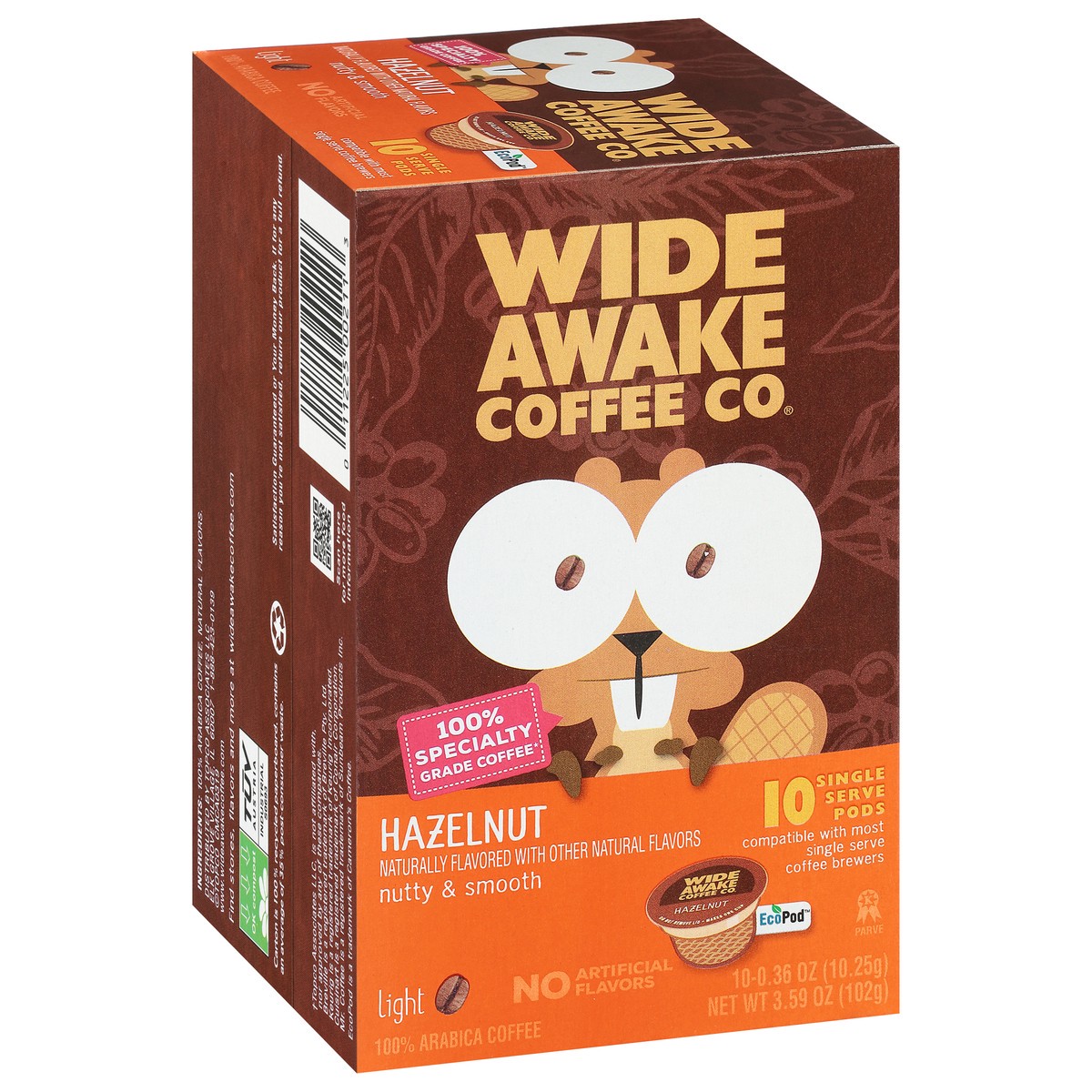 slide 3 of 9, Wide Awake Coffee Co. Single Serve Pods Light Hazelnut Coffee - 10 ct, 10 ct